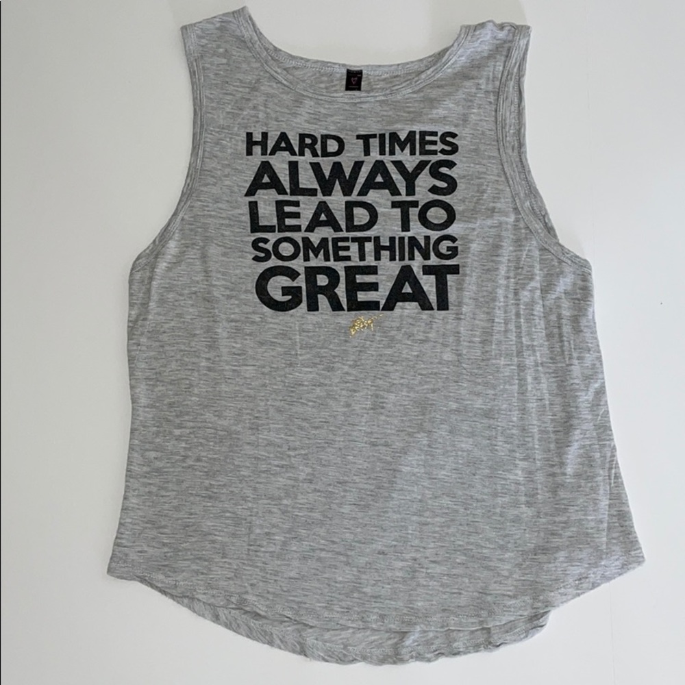 Betsey Johnson Hard Times Tank Top Large